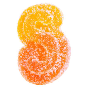 FULLY BLASTED PEACH ORANGE 11 THC CBD GUMMY 1 Pack